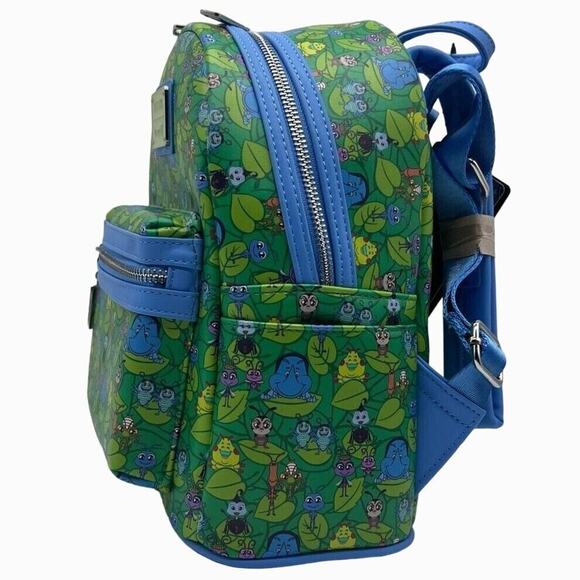 Loungefly · NWT · A Bug’s Life Mini Backpack · PT Flea Charm · Disney Pixar - Picture 3 of 9